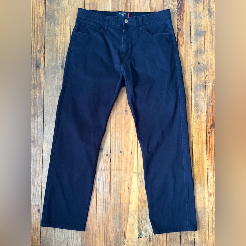 Men’s Dockers Black Straight Pants
